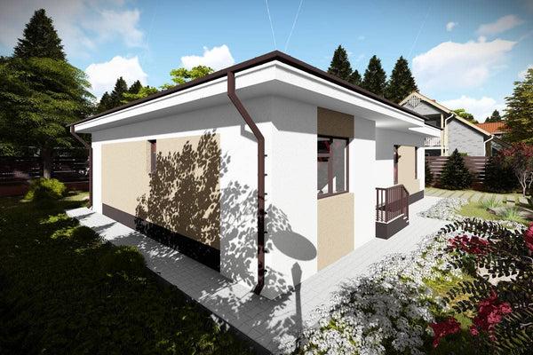 One Story Steel Frame House With 3 Bedrooms Model 120-083 - home design picture 6