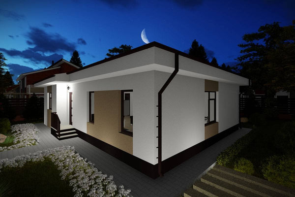 One Story Steel Frame House With 3 Bedrooms Model 120-083 - home design picture 10