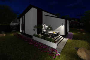 One Story Steel Frame House With 2 Bedrooms Model 122-042 - modern house design image 5 thumbnail