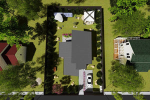One Story Steel Frame House With 2 Bedrooms Model 122-042 - house roof thumbnail