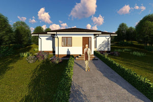 1 Story Steel Frame House With 2 Bedrooms Model 124-037 - home design picture 3 thumbnail
