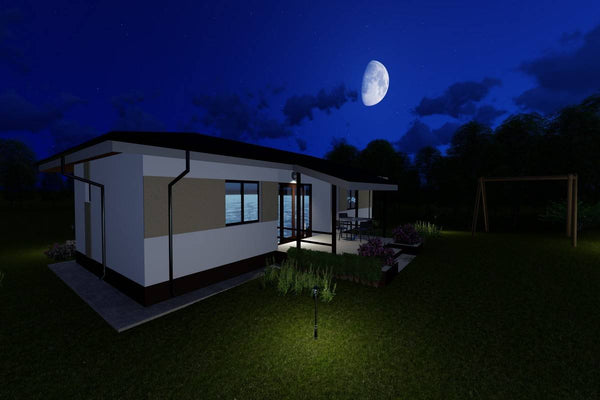 1 Story Steel Frame House With 2 Bedrooms Model 124-037 - home design picture 9