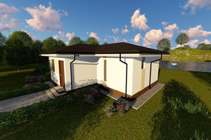1 Story Steel Frame House With 2 Bedrooms Model 124-037 - home design picture 4 thumbnail