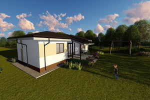 1 Story Steel Frame House With 2 Bedrooms Model 124-037 - home design picture 2 thumbnail