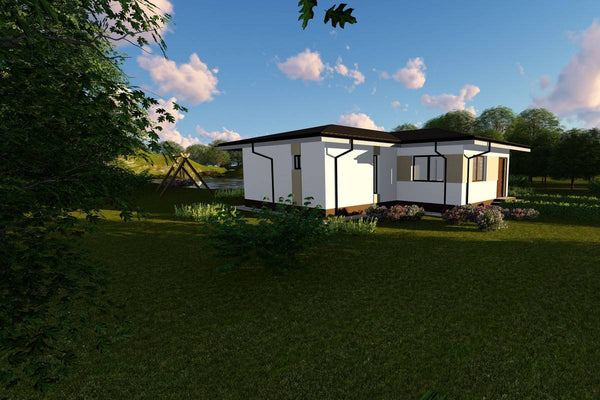 1 Story Steel Frame House With 2 Bedrooms Model 124-037 - home design picture 8