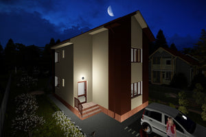 Two Story Steel Frame House With 4 Bedrooms Model 130-088 - house design image 9 thumbnail