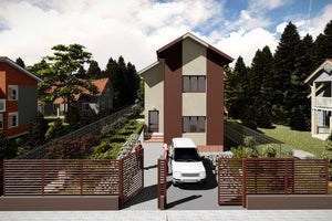 Two Story Steel Frame House With 4 Bedrooms Model 130-088 - house design image 5 thumbnail