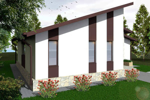 Two Story Steel Frame House With 4 Bedrooms Model 130-088 - home design picture 3 thumbnail