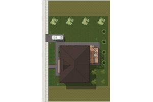 1 Story Steel Frame House With Two Bedrooms Number 161-008 - house roof thumbnail