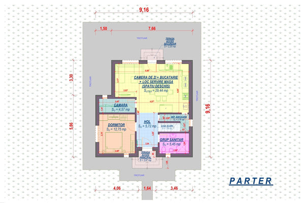 Two Storey Steel Frame House With 4 Bedrooms Model 162-092 - house plan