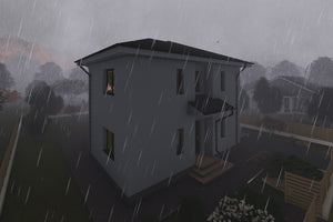 Two Storey Steel Frame House With 4 Bedrooms Model 162-092 - house exterior design image 7 thumbnail