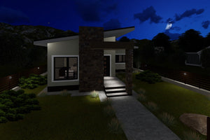 One Storey Steel Frame House With 3 Bedrooms Model 165-056 - modern house design image 8 thumbnail
