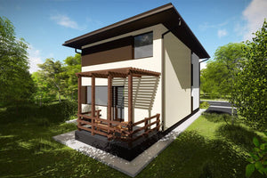 2 Storey Steel Frame House With Three Bedrooms Model 167-023 - home exterior design image 3 thumbnail