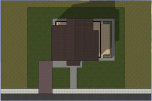 2 Story Steel Frame House With 3 Bedrooms Number 176-030 - house roof thumbnail