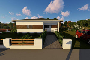 1 Floor Steel Frame House With Three Bedrooms Model 179-045 - modern house design picture 3 thumbnail