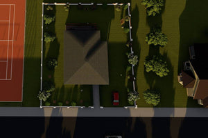 1 Floor Steel Frame House With Three Bedrooms Model 179-045 - house roof thumbnail