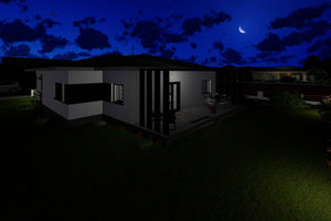 1 Floor Steel Frame House With Three Bedrooms Model 179-045 - modern house design picture 7 thumbnail