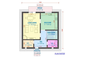 2 Storey Steel Frame House With 3 Bedrooms Model 180-070 - house plan thumbnail