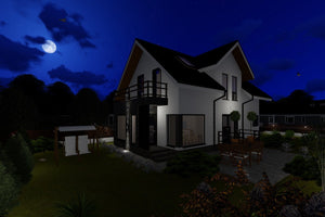 2 Story Steel Frame House With 3 Bedrooms Model 186-058 - house design image 7 thumbnail