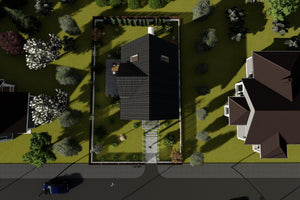 2 Story Steel Frame House With 3 Bedrooms Model 186-058 - house roof thumbnail