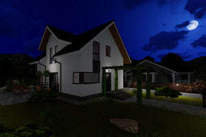 2 Story Steel Frame House With 3 Bedrooms Model 186-058 - house design image 8 thumbnail