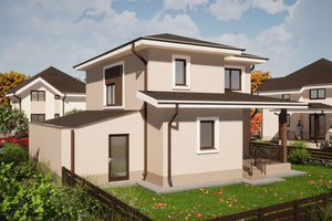 2 Story Steel Frame House With 4 Bedrooms Number 198-091 - home design picture 4 thumbnail