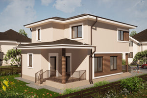 2 Story Steel Frame House With 4 Bedrooms Number 198-091 - home design picture 6 thumbnail