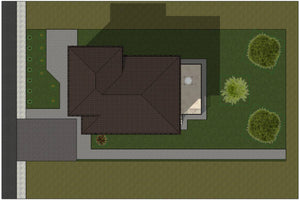 Two Storey Steel Frame House With 3 Bedrooms Number 191-016 - house roof thumbnail