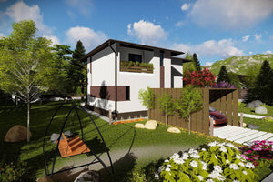 Two Story Steel Frame House With 3 Bedrooms Number 196-040 - home design picture 3 thumbnail