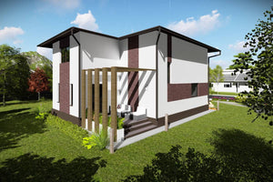 Two Story Steel Frame House With 3 Bedrooms Number 196-040 - home design picture 2 thumbnail