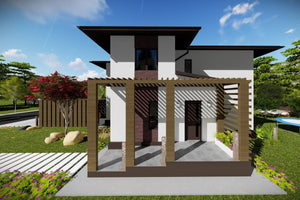 Two Story Steel Frame House With 3 Bedrooms Number 196-040 - home design picture 5 thumbnail