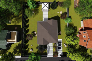 Two Story Steel Frame House With 3 Bedrooms Model 207-054 - house roof thumbnail