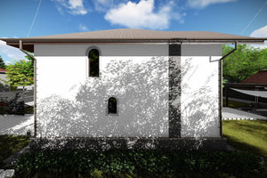 Two Story Steel Frame House With 3 Bedrooms Model 207-054 - house exterior image 7 thumbnail