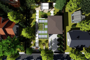 Two Floor Steel Frame House With Two Bedrooms Model 207-069 - house roof thumbnail