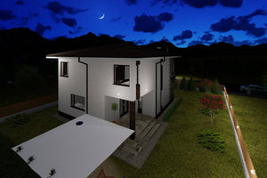 2 Storey Steel Frame House With 3 Bedrooms Model 211-034 - home exterior design image 14 thumbnail