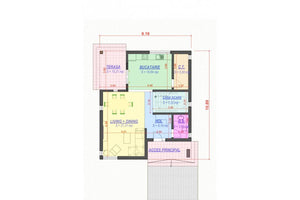 2 Storey Steel Frame House With 3 Bedrooms Model 211-034 - floor plan design 1 thumbnail