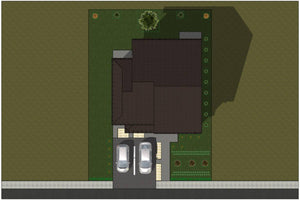 Two Story Steel Frame House With 3 Bedrooms Model 238-010 - house roof thumbnail