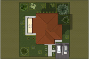 Two Storey Steel Frame House With 3 Bedrooms Model 241-003 - house roof thumbnail