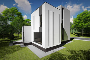 Two Story Steel Frame House With 3 Bedrooms Model 248-025 - home exterior design 4Two Story Steel Frame House With 3 Bedrooms Model 248-025 - home exterior design image 4 thumbnail