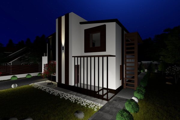 Two Storey Steel Frame House With 3 Bedrooms Model 248-057 - house design image 9