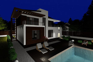 Two Storey Steel Frame House With 3 Bedrooms Model 248-057 - house design image 10 thumbnail