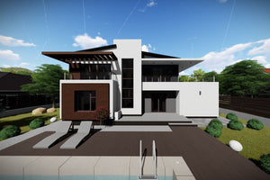 Two Storey Steel Frame House With 3 Bedrooms Model 248-057 - house design image 6 thumbnail