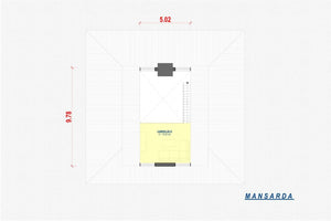 2 Story Steel Frame House With Three Bedrooms Number 249-048 - floor plan design 2 thumbnail