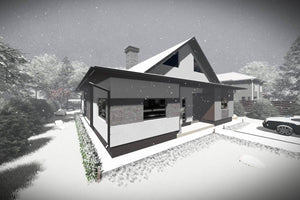 2 Story Steel Frame House With Three Bedrooms Number 249-048 - home design image 8 thumbnail