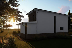 Two Story Steel Frame House With 3 Bedrooms Number 250-065 - modern home exterior picture 4 thumbnail