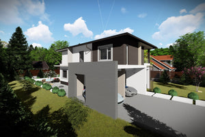 2 Story Steel Frame House With 3 Bedrooms Model 258-061 - home design picture 4 thumbnail