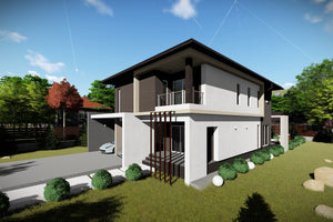2 Story Steel Frame House With 3 Bedrooms Model 258-061 - home design picture 6 thumbnail