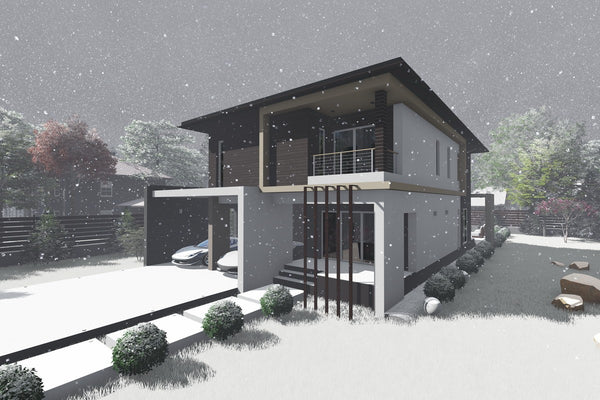 2 Story Steel Frame House With 3 Bedrooms Model 258-061 - home design picture 9