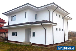 Two Story Steel Frame House With 3 Bedrooms Model 260-006 - modern style house exterior image 4 thumbnail