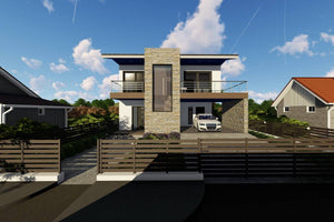 2 Storey Steel Frame House With 3 Bedrooms Model 265-052 - modern house design picture 4 thumbnail